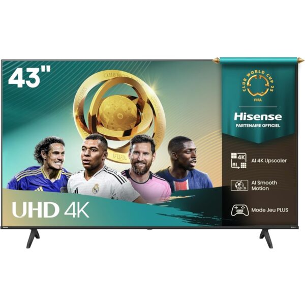 Hisense A6Q 2025 43/50/55/58/65/75/85" UltraHD 4K HDR Smart TV
